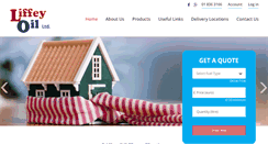 Desktop Screenshot of liffeyoil.ie